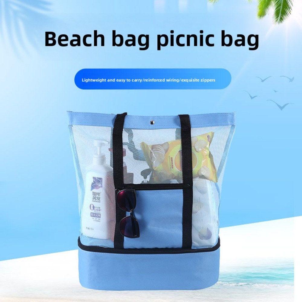 Tote Bag Beach - 1pc Tas Pendingin Termal Multifungsi untuk