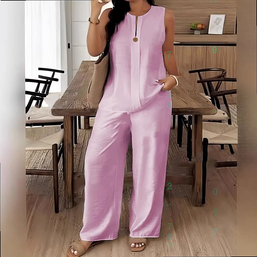 Celana Kaki Lebar Atasan Longg - Linen Pant Wide ulasan dan harga