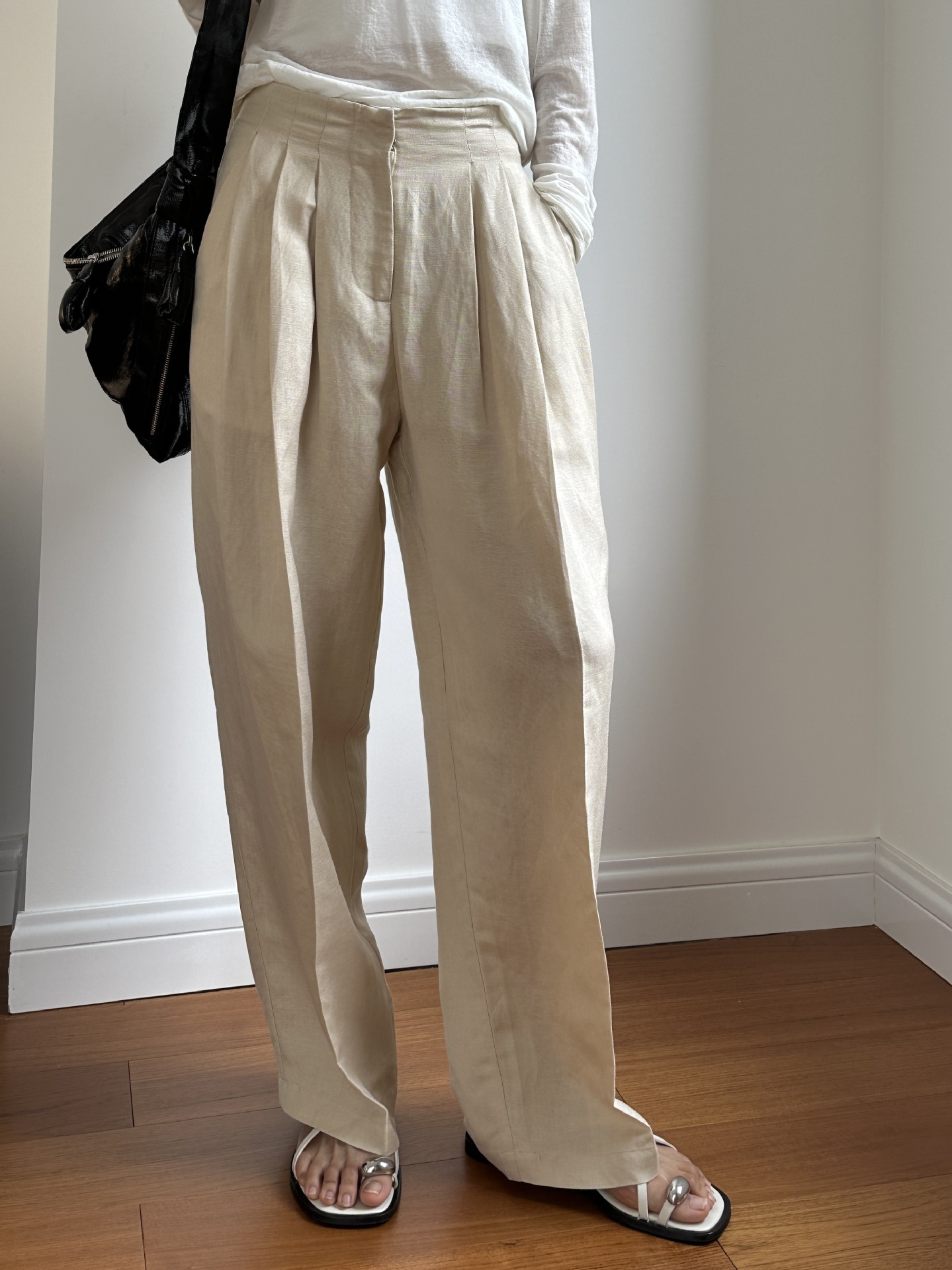 Celana Panjang Linen Kasual Wa - Linen Pant Wide ulasan dan harga