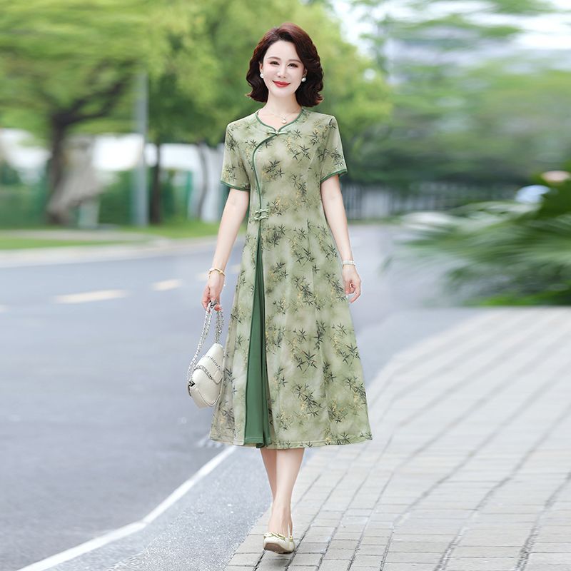 Gaun Midi Bermotif Bunga untuk - Midi Skirt Floral ulasan dan harga