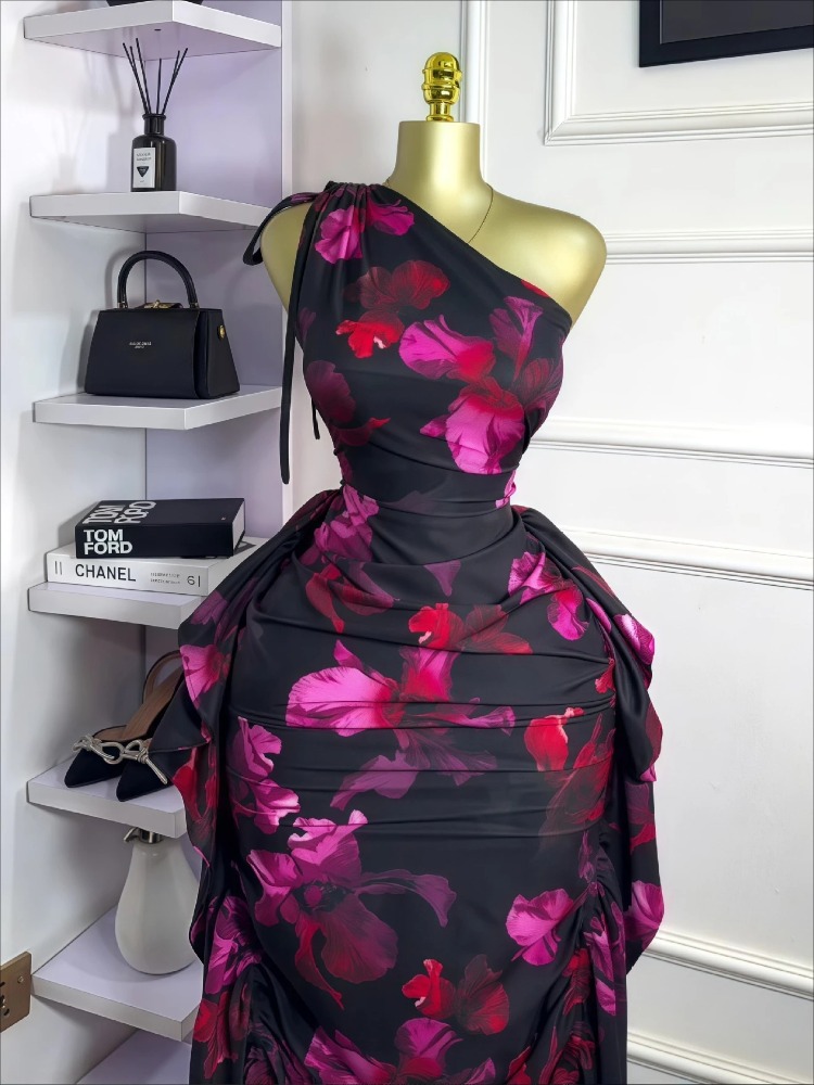 Gaun Panjang Maxi Midi Bodycon - Midi Skirt Floral ulasan dan harga