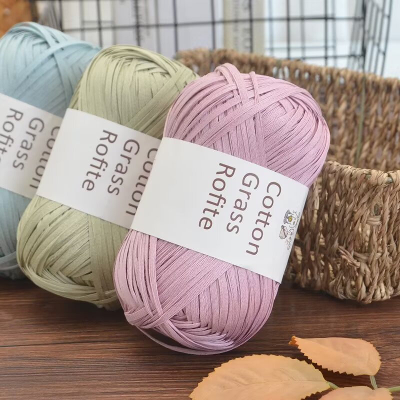 Benang Rajut Pita Datar dari B - Crochet Bag Raffia ulasan dan harga