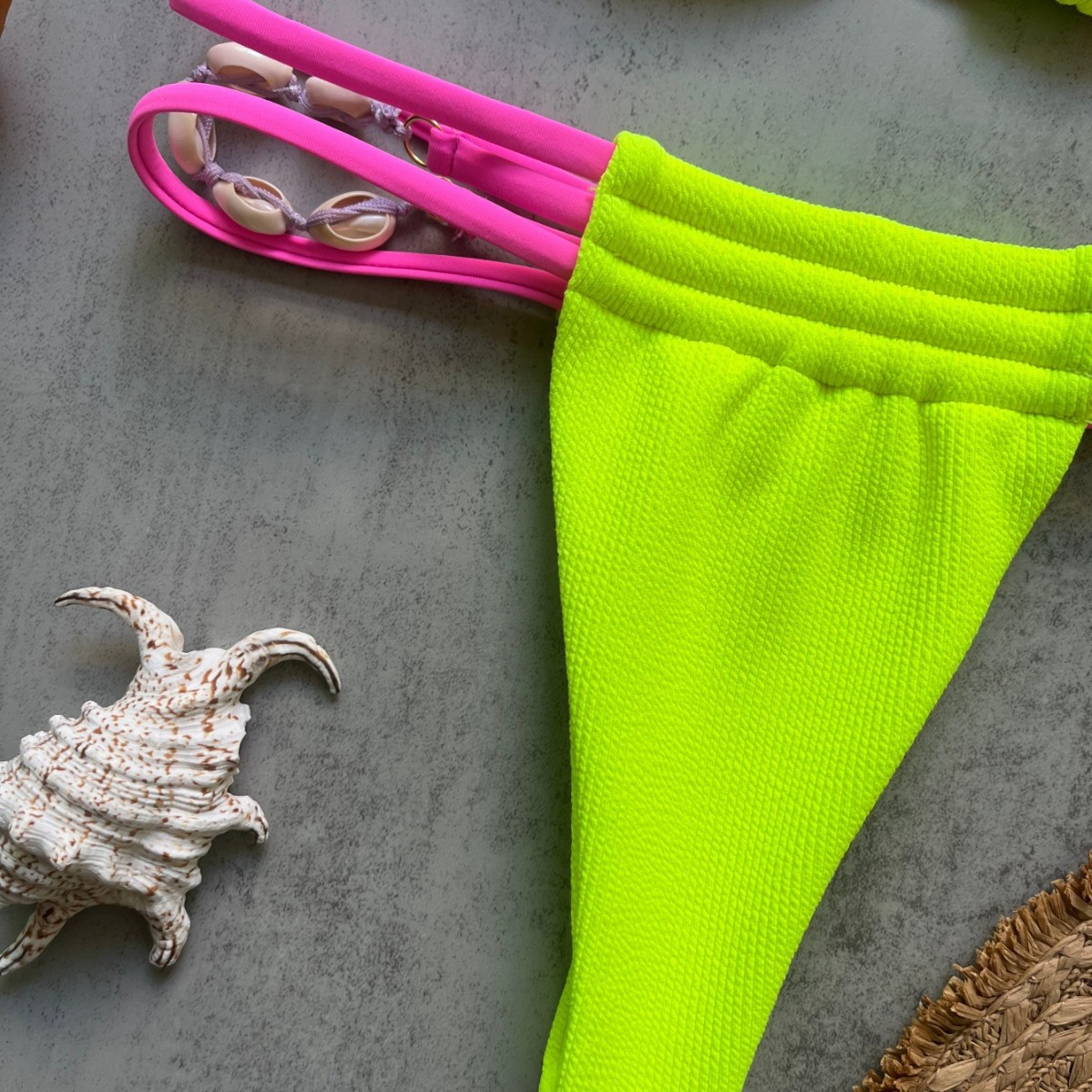 Set Bikini Halter 2-Potong Wan - Swimsuit Bikini Ruched ulasan dan harga